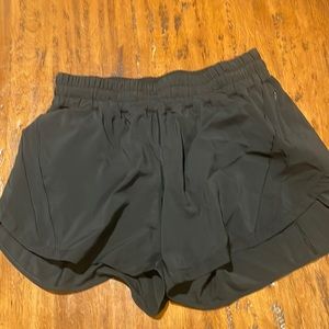 Lululemon black running shorts with liner only worn once